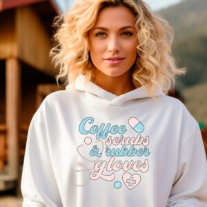 COFFEE SCRUBS & RUBBER GLOVES - HOODIE