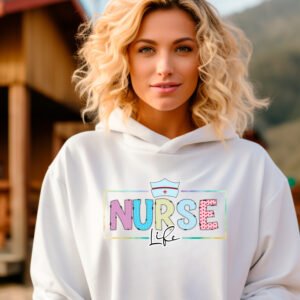 NURSE LIFE VINTAGE - HOODIE