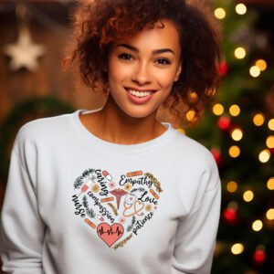 LOVE EMPATHY CARING- SWEATSHIRT