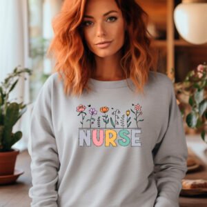 FLOWERS & BUTTERFLIES- SWEATSHIRT
