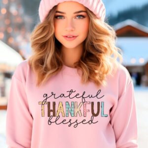 GRATEFUL THANKFULL BLESSED